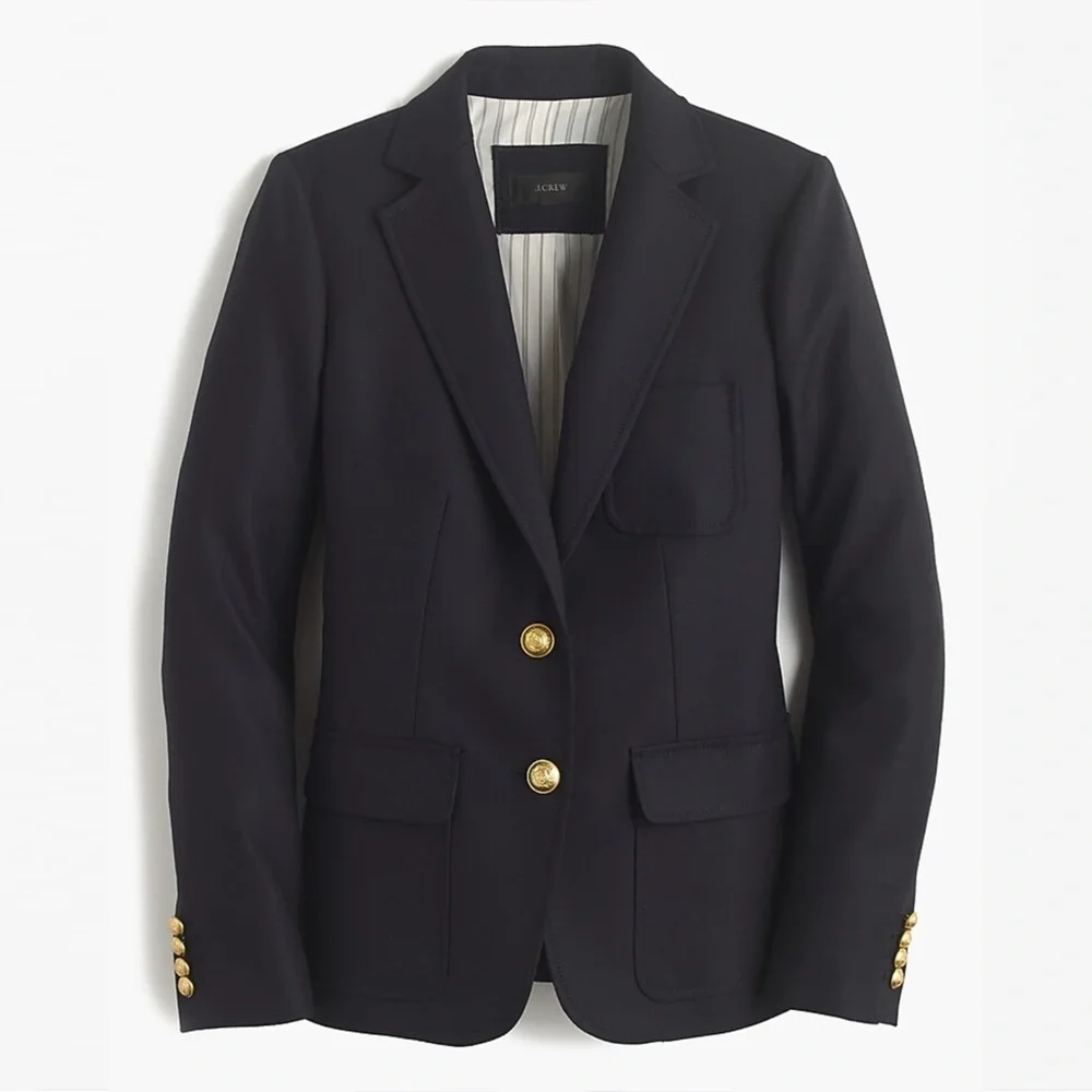 J. Crew - Rhodes Blazer in Italian wool - Navy - Picture 2 of 16